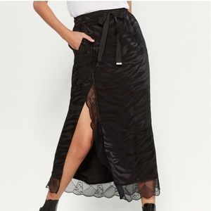 ZADIG & VOLTAIRE Jacquard Tiger Stripe Silk Midi